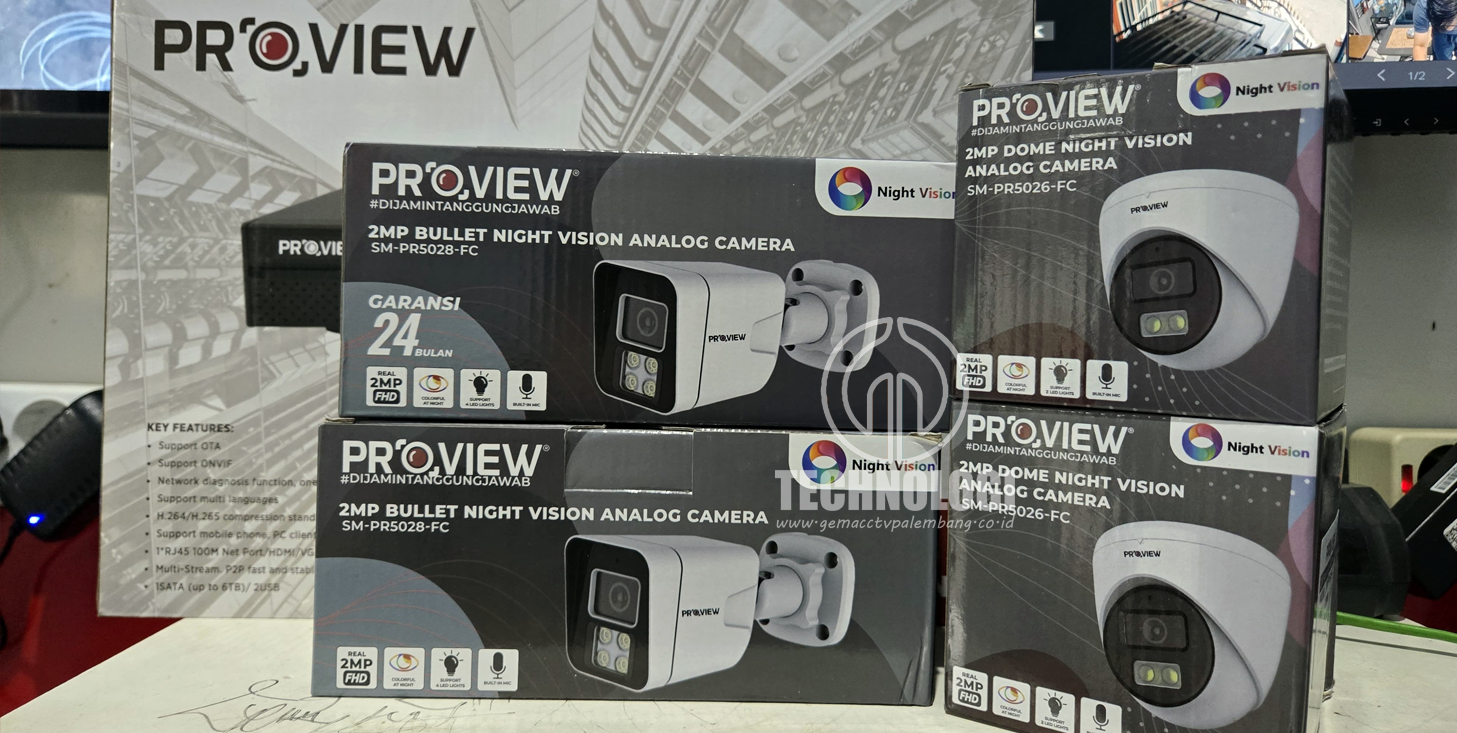 PAKET CCTV ANALOG FULLCOLOR AUDIO PROVIEW